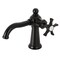 Kingston Brass Single-Handle Bathroom Faucet with Push Pop-Up, Matte Black KS3540NX - alternate 1